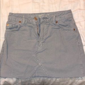 top shop mini skirt